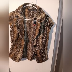Voice Women's Snake Print Jacket